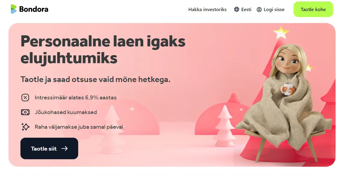 Bondora kiirlaen laen eraisikule